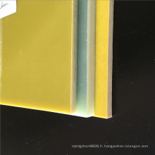 Feuille de tissu de verre époxy jaune 3240